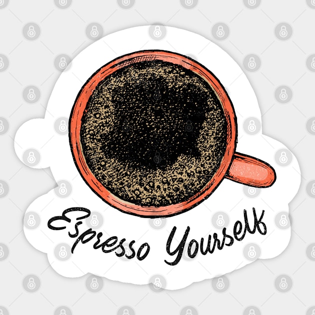 Espresso Yourself Sticker by TheWaySonic